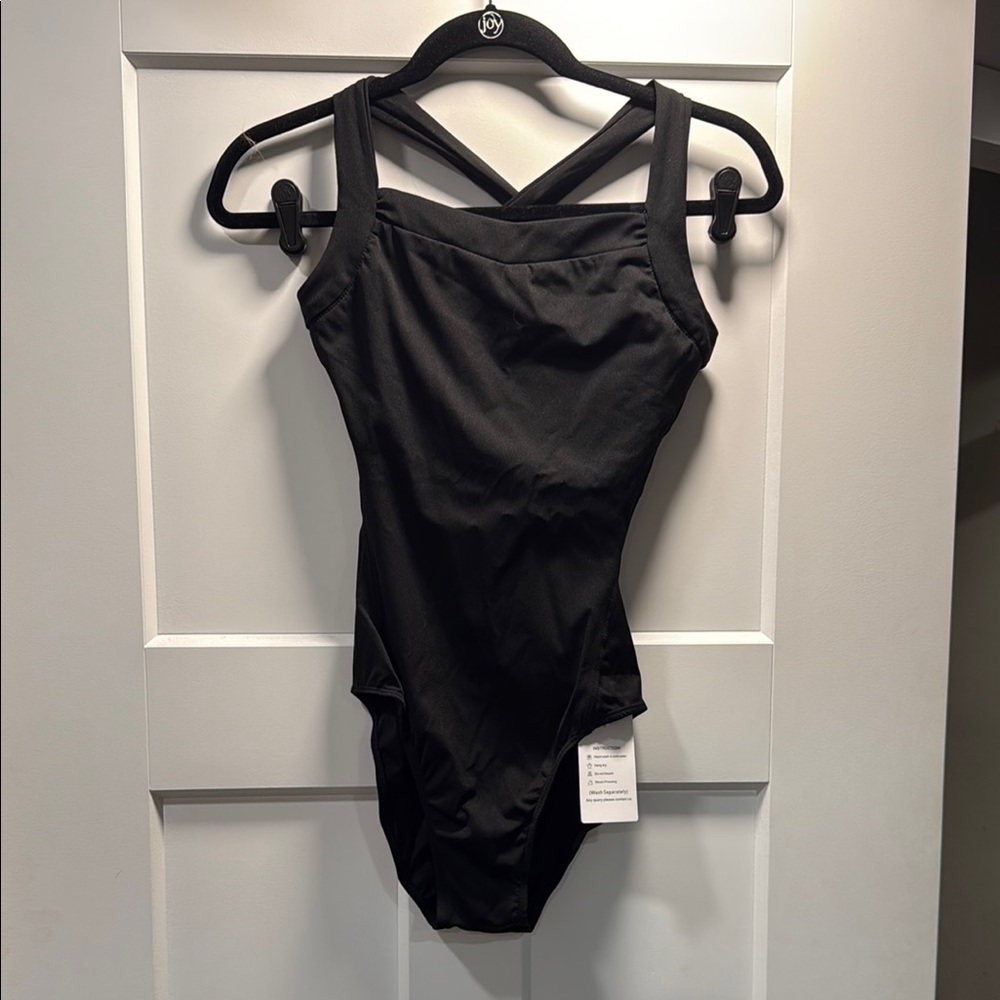 Chic Black bodysuit with lace back